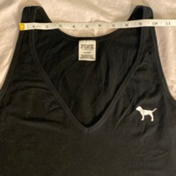 PINK Victoria's Secret Black Bodysuit Size M Cotton Stretch One-Piece - Picture 7 of 16